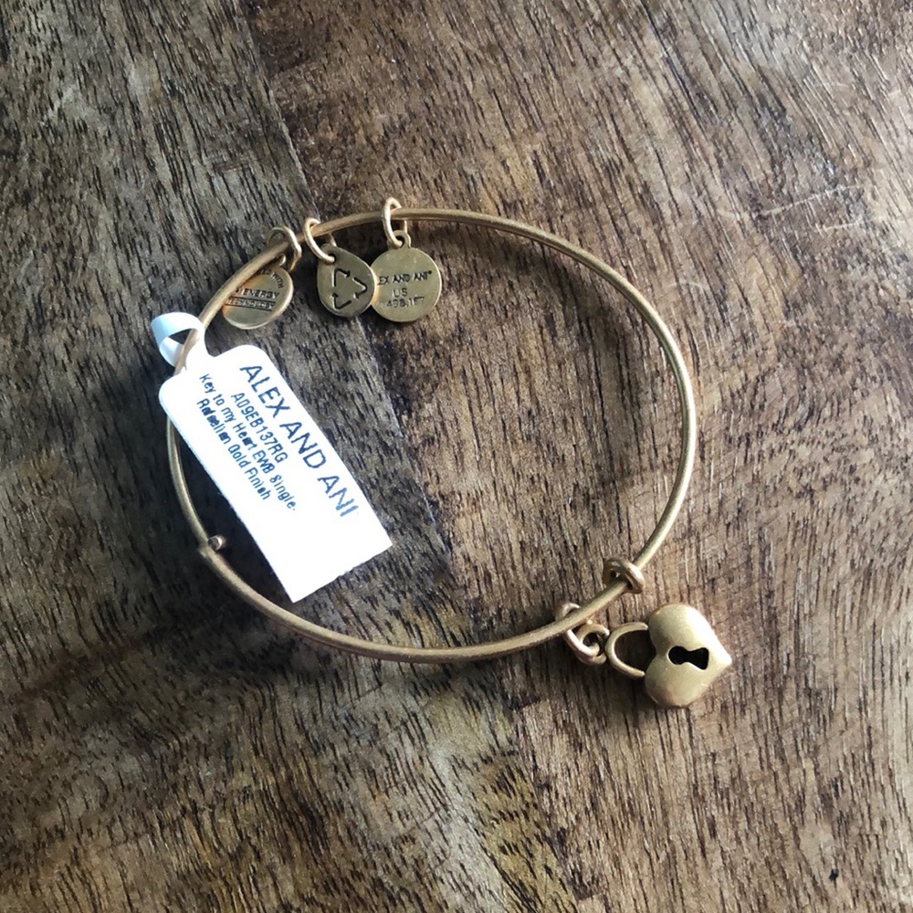 Key to my Heart Alex and Ani charm bracelet